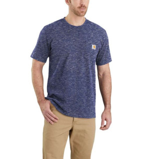 Koszulka Carhartt Workwear Pocket S/S Relaxed Fit K87 SCOUT BLUE SNOW HEATH