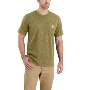 Koszulka Carhartt Workwear Pocket S/S Relaxed Fit K87 TRUE OLIVE SNOW HEATH