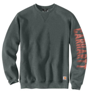 Bluza Carhartt Midweight Crewneck Graphic Sweatshirt ELM HEATHER