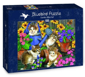 Puzzle 1000 Małe Kotki W Ogrodzie