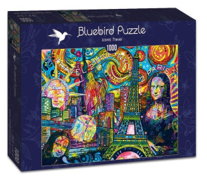 Puzzle 1000 Ikony Podróży
