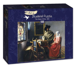 Puzzle 1000 Jan Vermeer, Kieliszek Wina