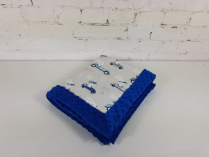 Kocyk Dla Niemowlaka Pędzący Królik 65x75 cm Victoria Blue