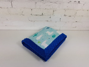 Kocyk Dla Niemowlaka Hola! Lama 65x75 cm victoria blue
