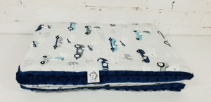 Kocyk Przedszkolaka Pędzący Królik 100x150 cm poseidon