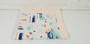 Kocyk Niemowlaka LIGHT Kierunek Wakacje 65x75 cm soft pink