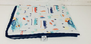 Kocyk Średniaka LIGHT Kierunek Wakacje 75x100 cm poseidon