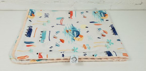 Kocyk Średniaka LIGHT Kierunek Wakacje 75x100 cm soft pink
