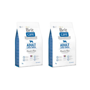 Pakiet Brit Care Lamb & Rice Jagnięcina Adult Large Breed 2 x 3 kg