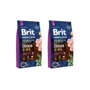 Pakiet Brit Premium By Nature Chicken Kurczak Adult Karma Dla Dorosłych Psó