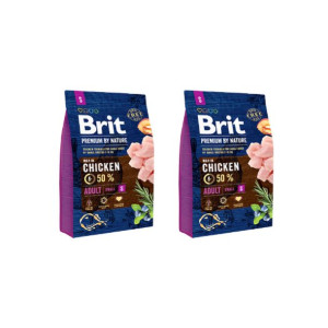Pakiet Brit Premium By Nature Chicken Kurczak Adult Karma Dla Dorosłych Psó