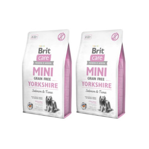 Pakiet Brit Care Mini Grain-Free Bezzbożowa Yorkshire Łosoś Tuńczyk 2 x 2 k