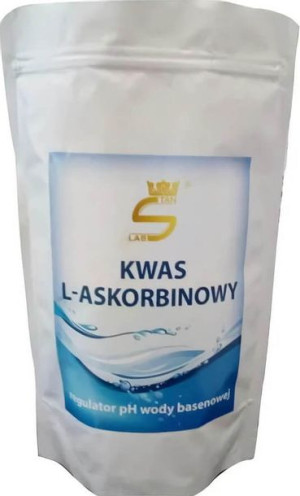 Kwas L-askorbinowy witamina C do basenu Regulator pH wody basenowej 1000g S