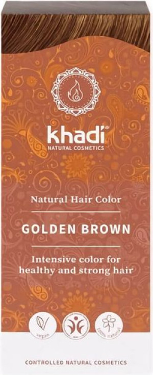 Henna - Złoty Brąz 100g - Khadi