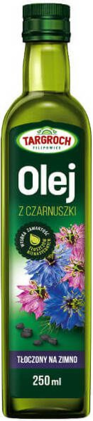 Olej z czarnuszki tłoczony na zimno 250ml Targroch