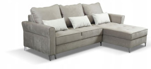 Narożnik HILTON MINI beżowa sofa narożna do salonu