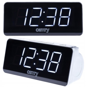 Radiobudzik Radio Pll Am/fm Led Alarm Zegar Antena