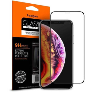 Szkło Hartowane Spigen Glass Fc Iphone X/xs Black