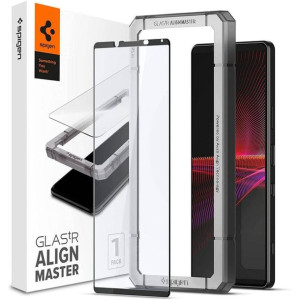 Szkło Hartowane Spigen Alm Glass Fc Sony Xperia 1 Iii Black
