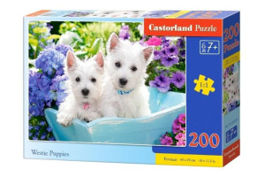 Puzzle 200 Westie Puppies Castor
