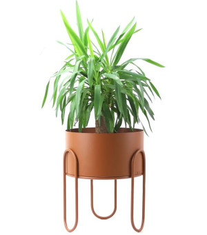 Kwietnik Metalowy BOMO 60cm Miedziany