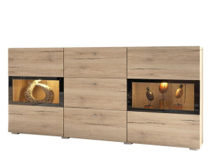 KOMODA do salonu Baros BAREK san remo jasne Meble + LED RGB