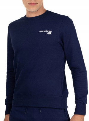 New Balance Bluza Męska Granatowa Bawełniana R-xl