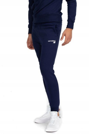 New Balance Spodnie Dresowe Męskie Granat R-xxl