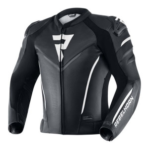 Kurtka REBELHORN FIGHTER BLACK/WHITE biały GRATISY