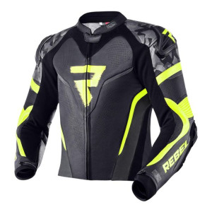 Kurtka Rebelhorn Rebel Black/flo Yellow Gratisy