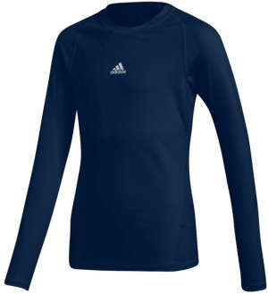 Koszulka dla dzieci adidas Alphaskin Sport LS Tee junior granatowa CW7322