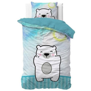Komplet pościeli dziecięcej BLUE BEAR 140X200 CM