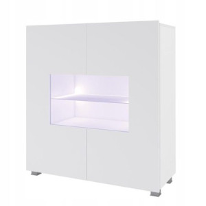 KOMODA szklana NOWOCZESNA LED Calardus 100 cm