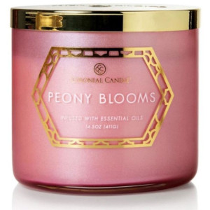Colonial Candle Luxe - Peony Blooms - sojowa świeca zapachowa w szkle z 3 k