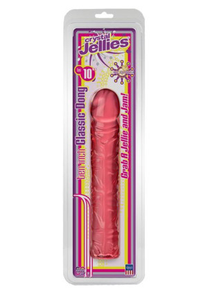 Dildo-classic Jelly Dong 10 Inch Pink