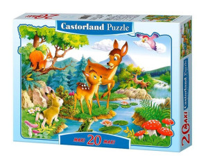 Puzzle 20 Maxi Bambi Castor
