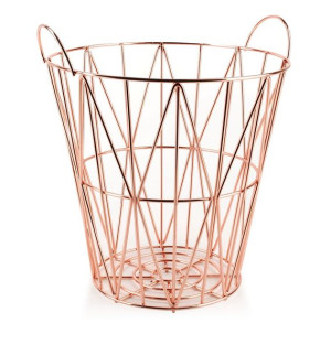 Kosz druciany z uchwytami Copper