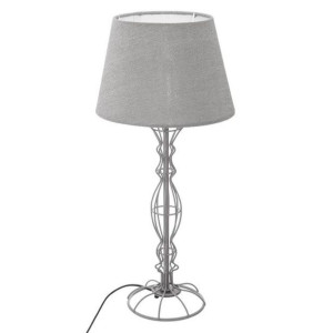 Lampa stołowa metalowa GRIS