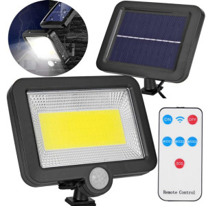 Lampa Solarna Z Czujnikiem Ruchu 100 Led + Pilot