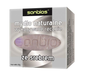 Mydło naturalne ze srebrem - SANBIOS