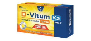 D-VITUM forte 2000j.m. K2 120 kaps.
