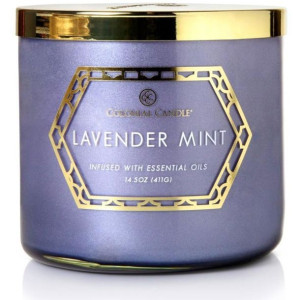 Colonial CandleLuxe - Lavender Mint - sojowa świeca zapachowa w szkle z 3 k