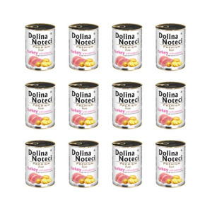 Pakiet Dolina Noteci Pure Indyk z Ziemniakami 12 x 400 g