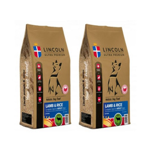 Pakiet Lincoln Lamb & Rice Jagnięcina Ryż Adult 2 x 12 kg
