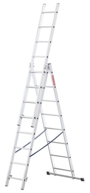 DRABINA aluminiowa 3x8 BAULICH CERTYFIKAT + GRATIS