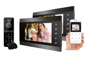 Wideodomofon Furtka Brama Breloki Wifi 2 Monitory Ahd