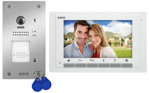 Wideodomofon "eura 2 Easy" Vda-49a5 + Vda-87a5 + Vza-59a5