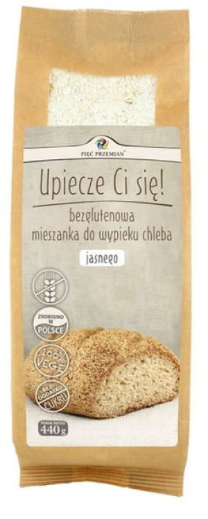 Mieszanka Chleba Jasnego Bezglutenowa Pięć Przemian 440g