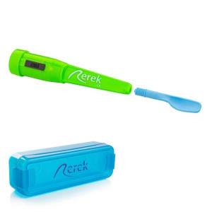 Wibrator logopedyczny REREK + 1 końcówka Spoon Tip - Limonka