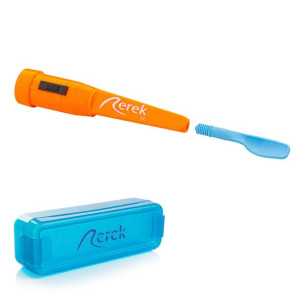Wibrator logopedyczny REREK + 1 końcówka Spoon Tip - Pomarańczowy